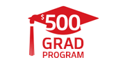 $500 Grad Rebate