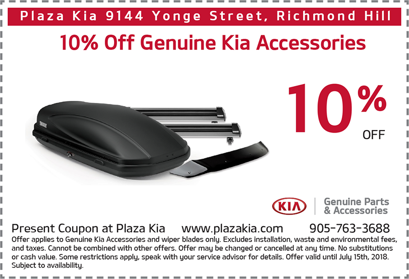 Kia Genuine Accessories Offer Kia Genuine Accessories Offer